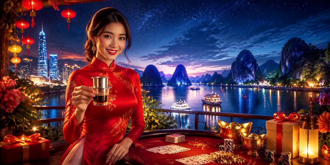 Cô gái mặc áo dài Sài Gòn chơi bài trực tuyến